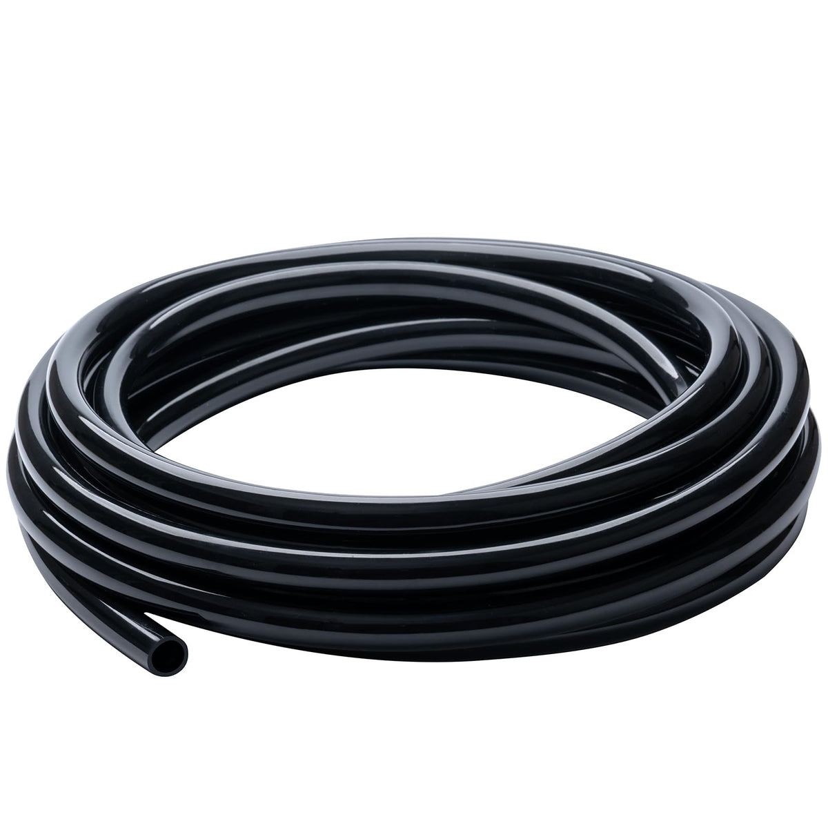 Zy-Hosetube Black Vinyl Tubing 3/4    Id    1    Od - 10 Feet Pvc Flexible Plastic Tube Hybrid Hose, Transfer Water Air Oil For