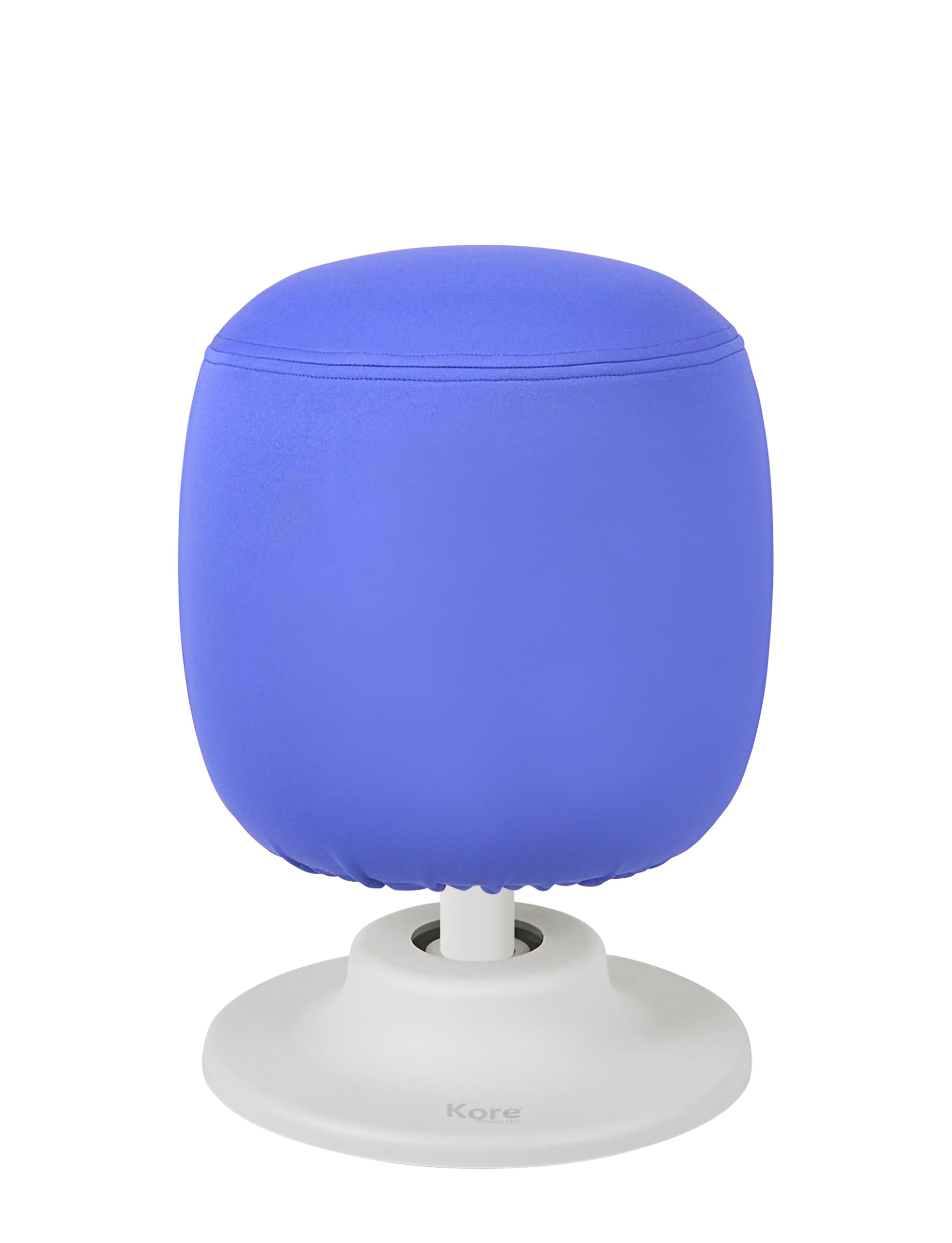 KORE Design Kids Adjustable Pivot Stool, Waterproof Fabric Desk Chair Comfy for Students, Kid Computer Chair for School, Home, Active Sitting, ADD/ADHD, Autism, Girls/Boys, Tall (16.5-21”), Blue