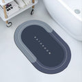 Navaliya Soft Silicone Bathroom Mat Diatomite Door Mat AntiSlip Bath Mat Quick Drying Absorbent Mat for Home and Kitchen (40 x 