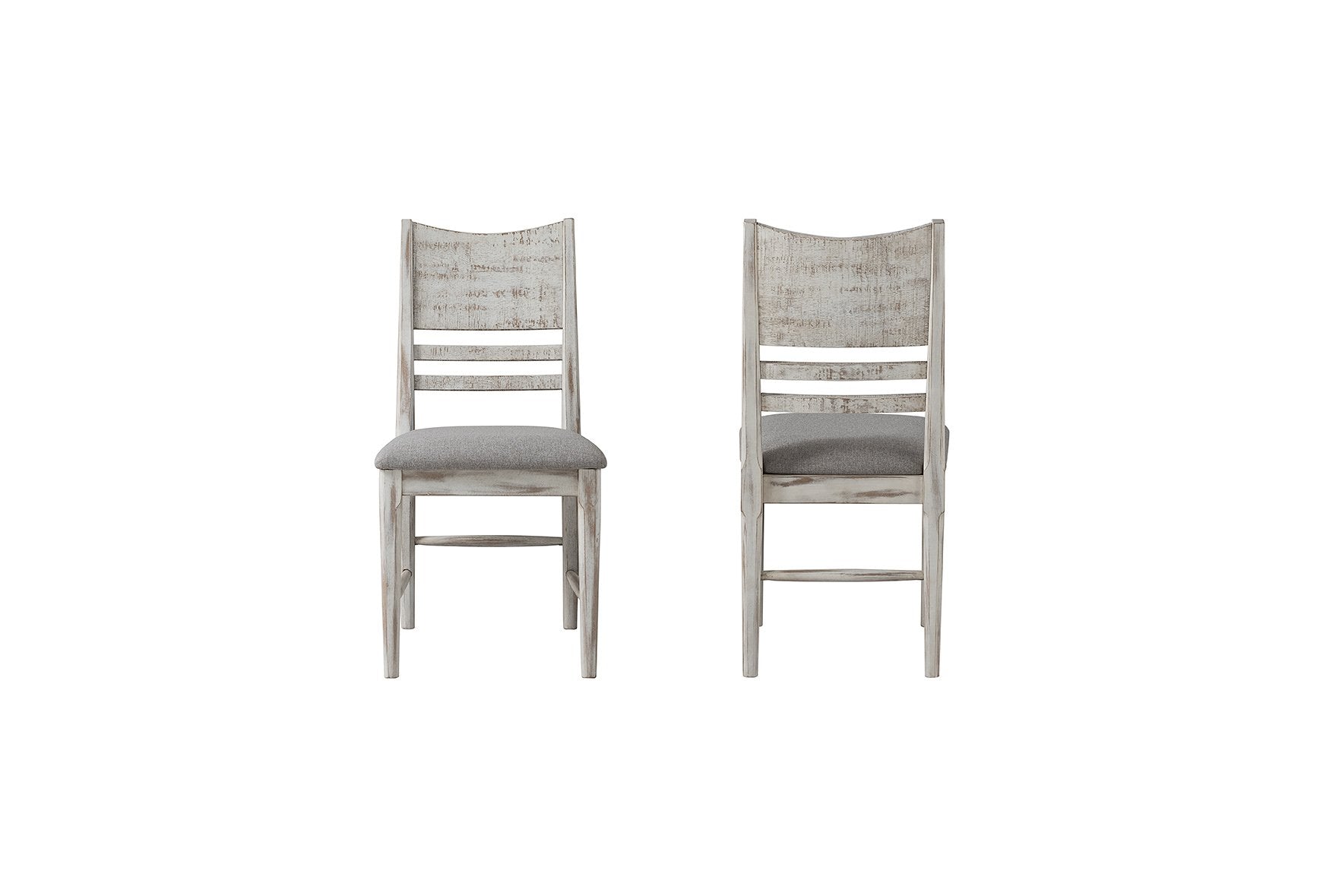 Intercon Moderen Rustic Side Chair, Weathered white