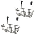 Go Hooked Hanging Storage Basket, Cabinet Door Organiser, Over Door Kitchen Cabinet Storage Basket Rack Holder Hanging Organiser