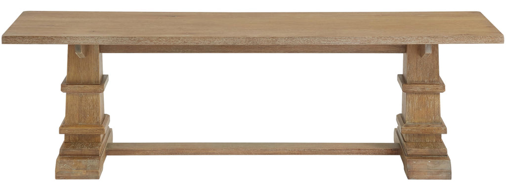 Crosley Furniture Joanna Wood Dining Bench for Entryway or Mudroom, Rustic Brown