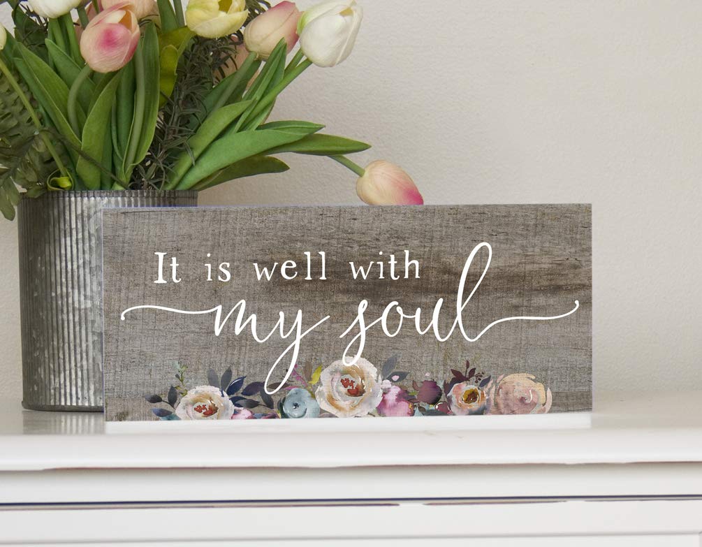 Sincere Surroundings Inspire Boards - It Is Well With My Soul, Brown Isb1097