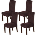 H.VERSAILTEX Velvet Dining Chair Covers Stretch Chair Covers for Dining Room Set of 4 Parson Chair Slipcovers Chair Protectors C