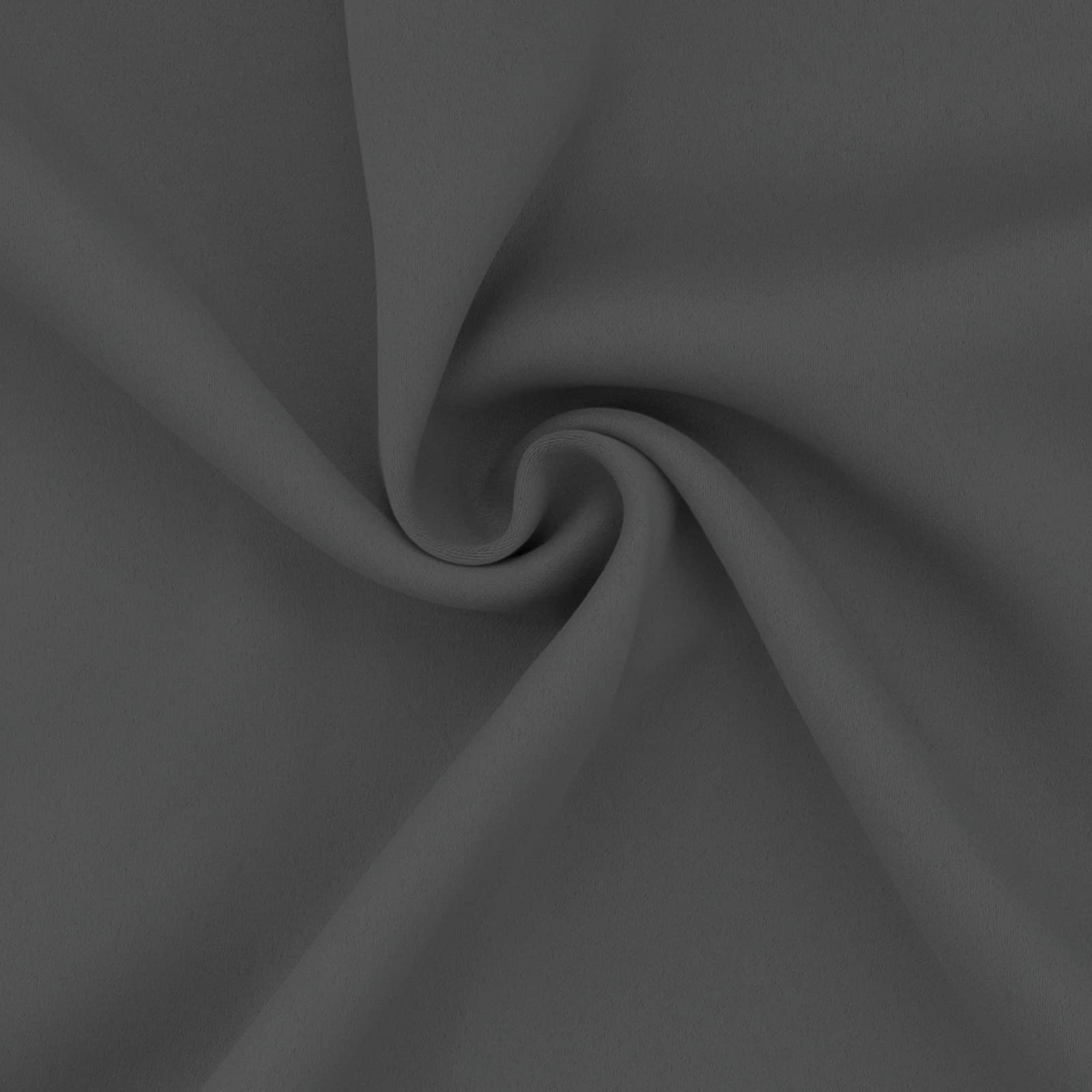 Easy-Going Rod Pocket Blackout Curtains For Bedroom, Room Darkening Window Curtains For Living Room, Thermal Insulated Noise Reduction Solid Window Drapes, 2 Panels(52X63 In, Gray)