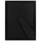 Golden State Art, 9X12 Picture Frame With Mat For 6X8 - High Definition Glass Wall Mounting Horizontal Vertical Display (Black,