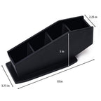 Gothvanity Coffin Brush Holder - Gothic Desk Organizer - Wooden Coffin Pen Holder -Spooky Decor For Bathroom, Living Room Or Bed