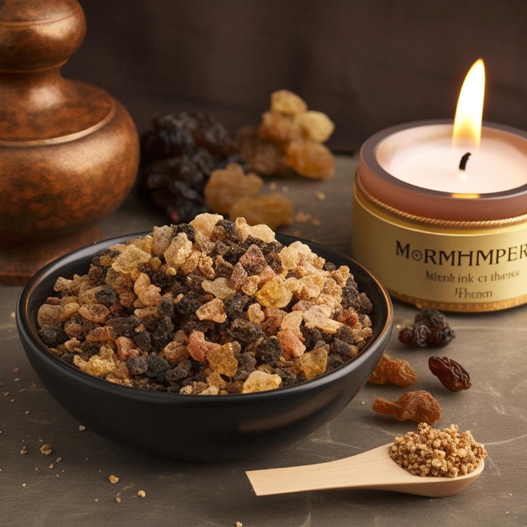 Frankincense And Myrrh Holy Incense From Jerusalem In A Gift Pack - Holy Land Aromatic Treasures For Spiritual Awakening