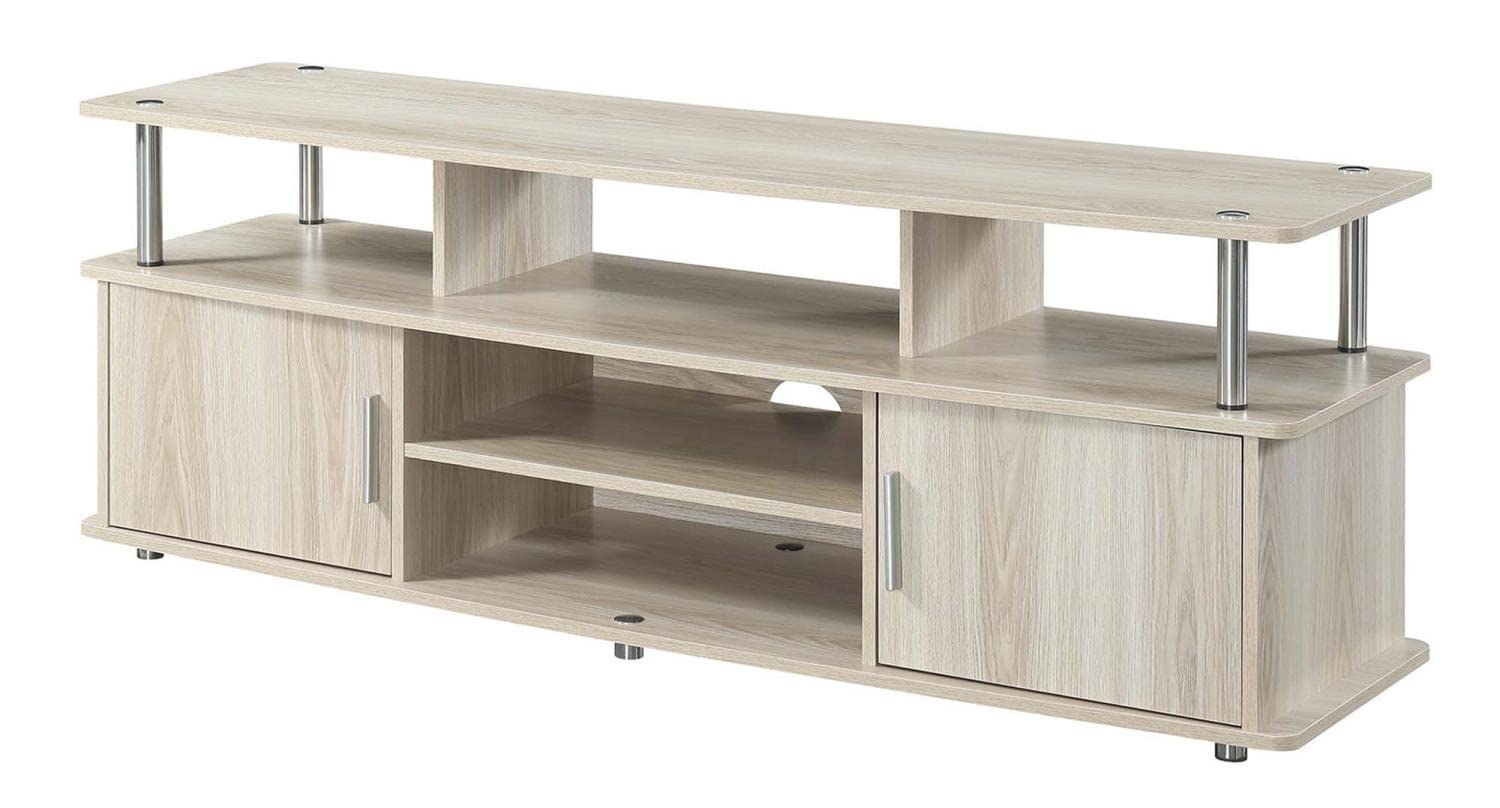Convenience Concepts Designs2Go 60 Monterey TV Stand, Ice White