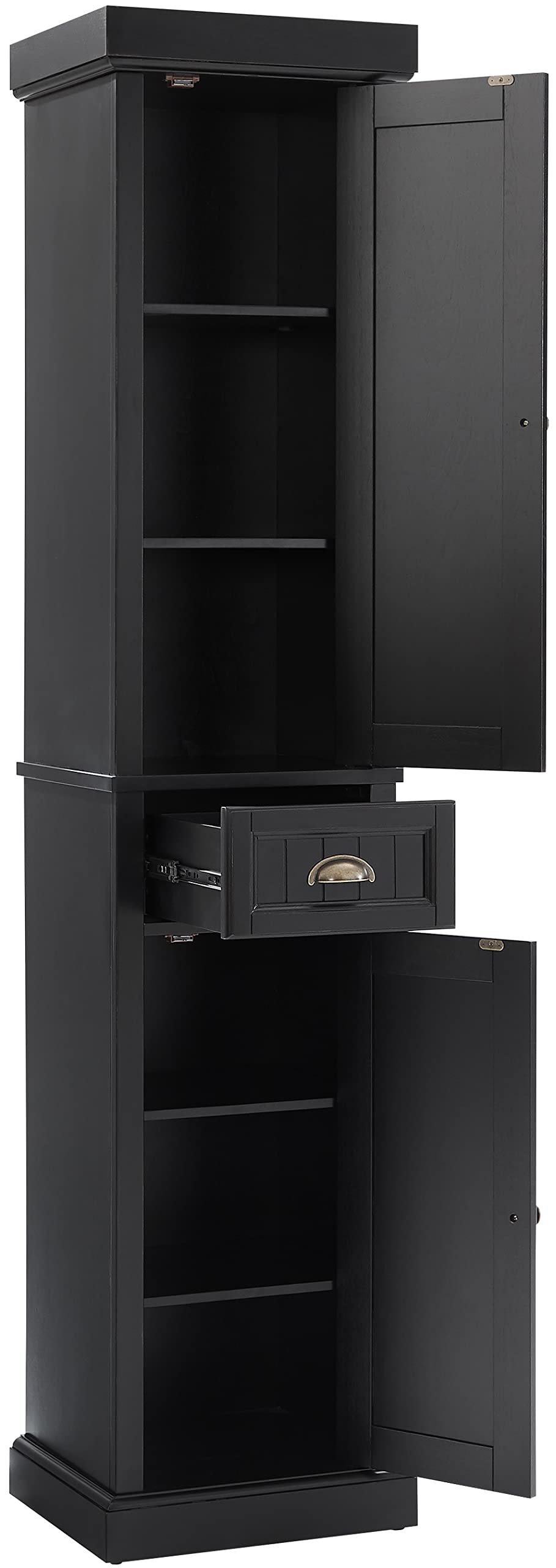 Crosley Furniture Seaside Tall Linen Storage Cabinet - Thumbnail 2