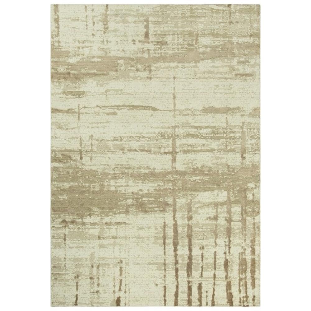 Rizzy Home Alora Decor Radiant 5' X 8' Abstract Beige/Ivory/Tan Hybrid Area Rug