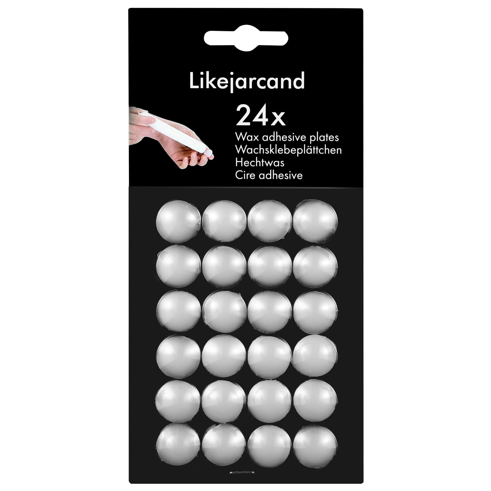 Likejarcand Dots Candle Taper Candle Candle Adhesive Small Candle Accessories Candle Wax Dots-Candle Adhesive,Candle Sticky Dots