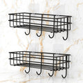Shekel Art Heavy Duty Wall Mounted Bathroom Organizer Shelf For Kitchen & Washroom