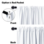Dwcn Privacy Room Divider Curtain - Patio Sliding Door Curtains, Extra Wide Thermal Curtains With Back Tab & Rod Pocket For Livi