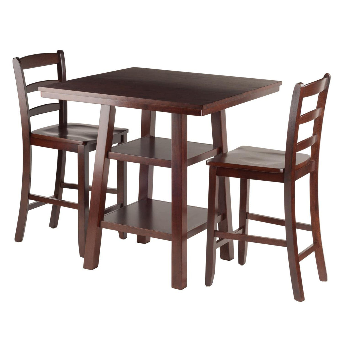 Winsome Orlando Dining, Ladder Back, Walnut