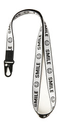 Toolin Cool Lanyards,Neck Lanyards For Keys,Wallets Holders,Key Chain Holder (Smile-Gray)