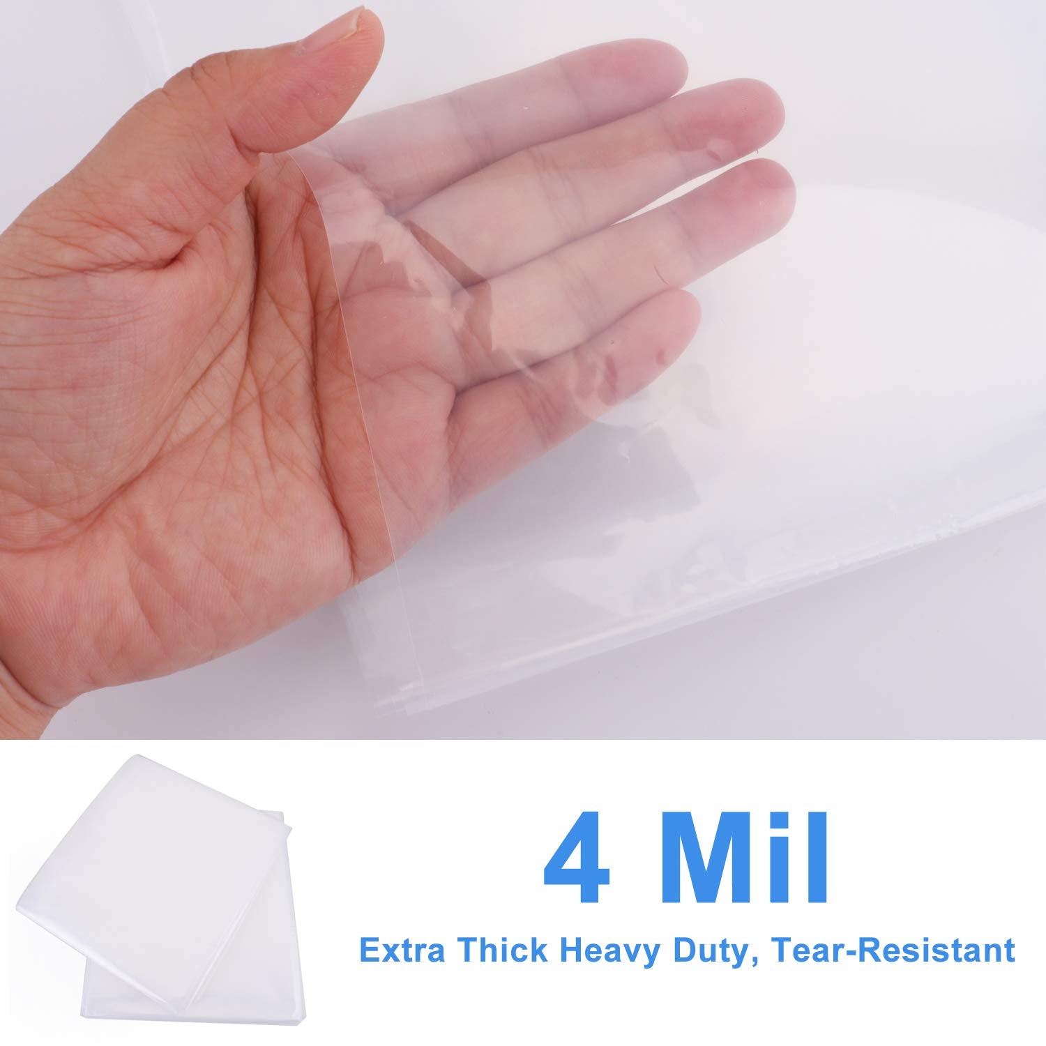 Queen Mattress Bags For Moving 2 Pack Bed Mattress Storage Bags 4 Mil Mattress Cover For Moving - Super Thick Heavy Duty Waterpr