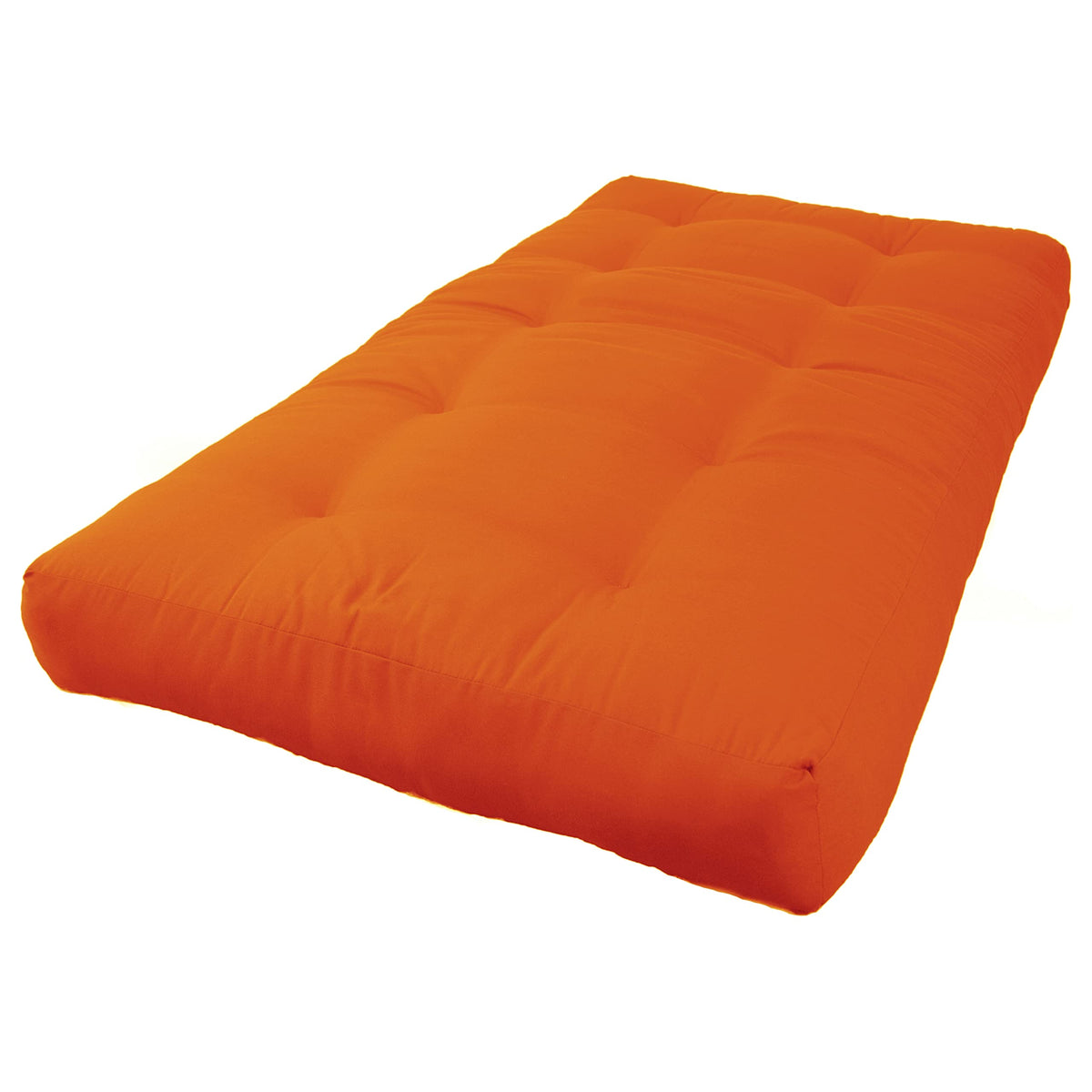 Blazing Needles Renewal 8&quot; Twill Futon Mattress, Twin, Tangerine Dream