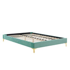 Modway Mod-6307-Min Sutton King Performance Velvet Bed Frame, Mint