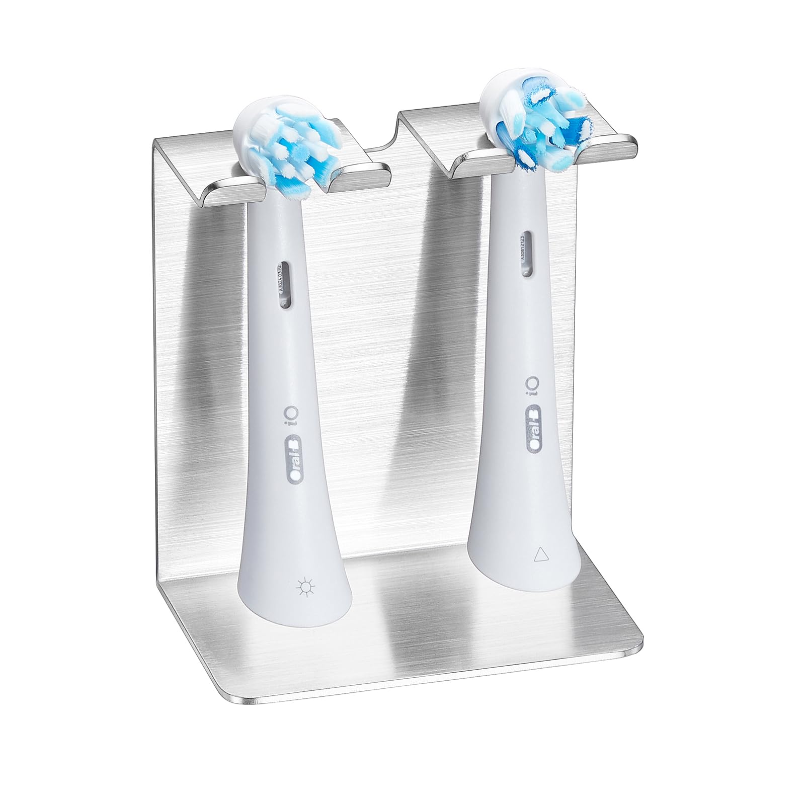 Electric Toothbrush Head Holder, Oukimly Toothbrush Holder Wall Mounted or Freestanding, Stainless Steel Tooth Brush Holder, Bru