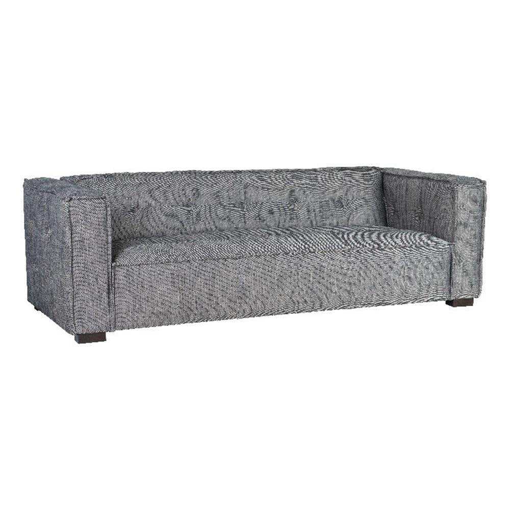 Kosas Home Element 98' Transitional Polyester Fabric Sofa In Heather Gray