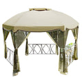 Garden Winds Grandview Hexagon Gazebo Replacement Canopy Top Cover
