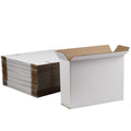 Sodissa 12X9X4 Inches Shipping Boxes, White Corrugated Cardboard Boxes For Small Bussiness, 25 Pack