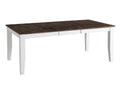 Intercon Kona 42 x 60-78", Grey Standard Dining Tables, Gray & White