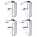 Aa-Racks P-Ac-04N Utility Track System Mounting Clamp For Toyota Tacoma/Tundra Truck Cap/Camper Shell, Set Of 4 - Silver