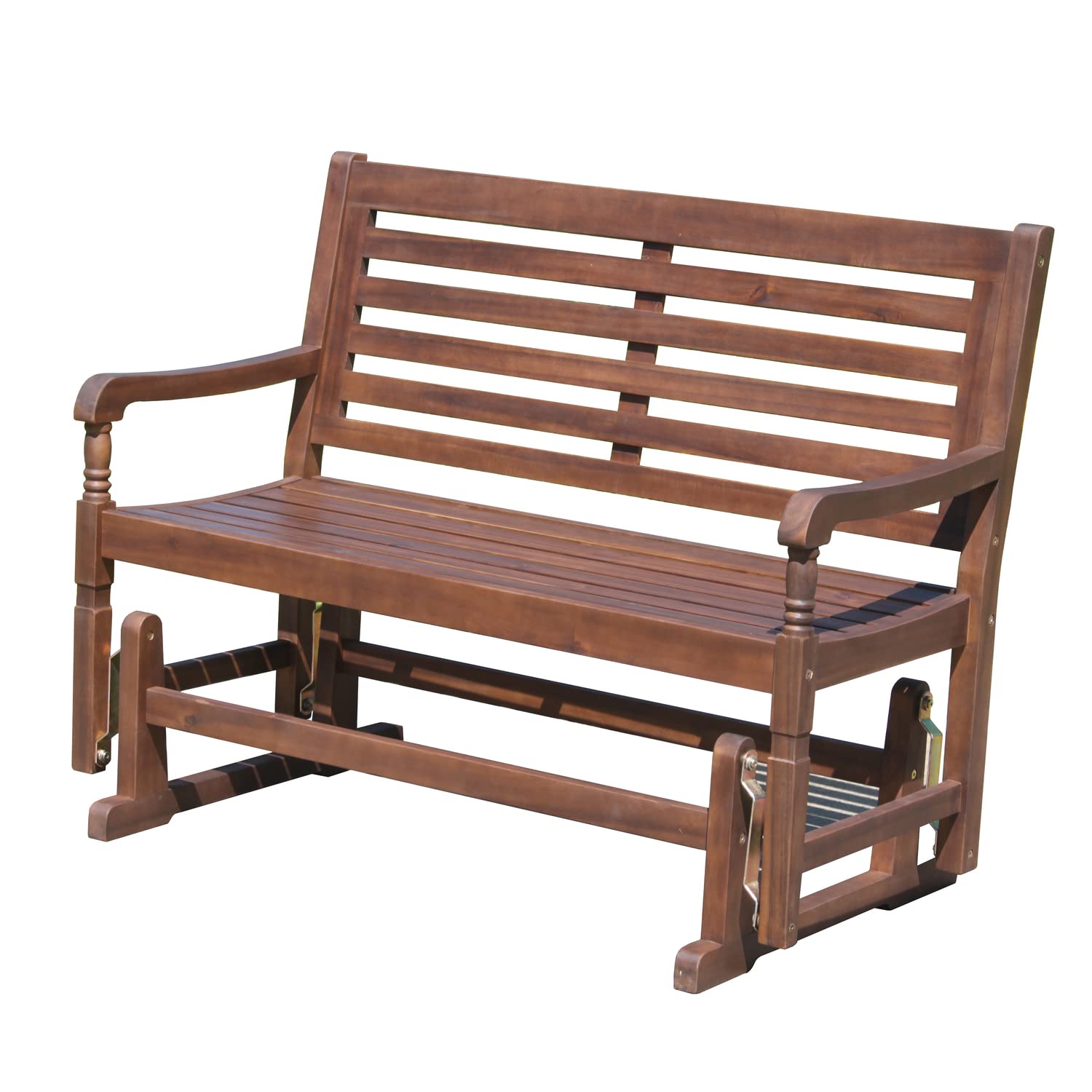 northbeam Nantucket Glider Bench, Brown