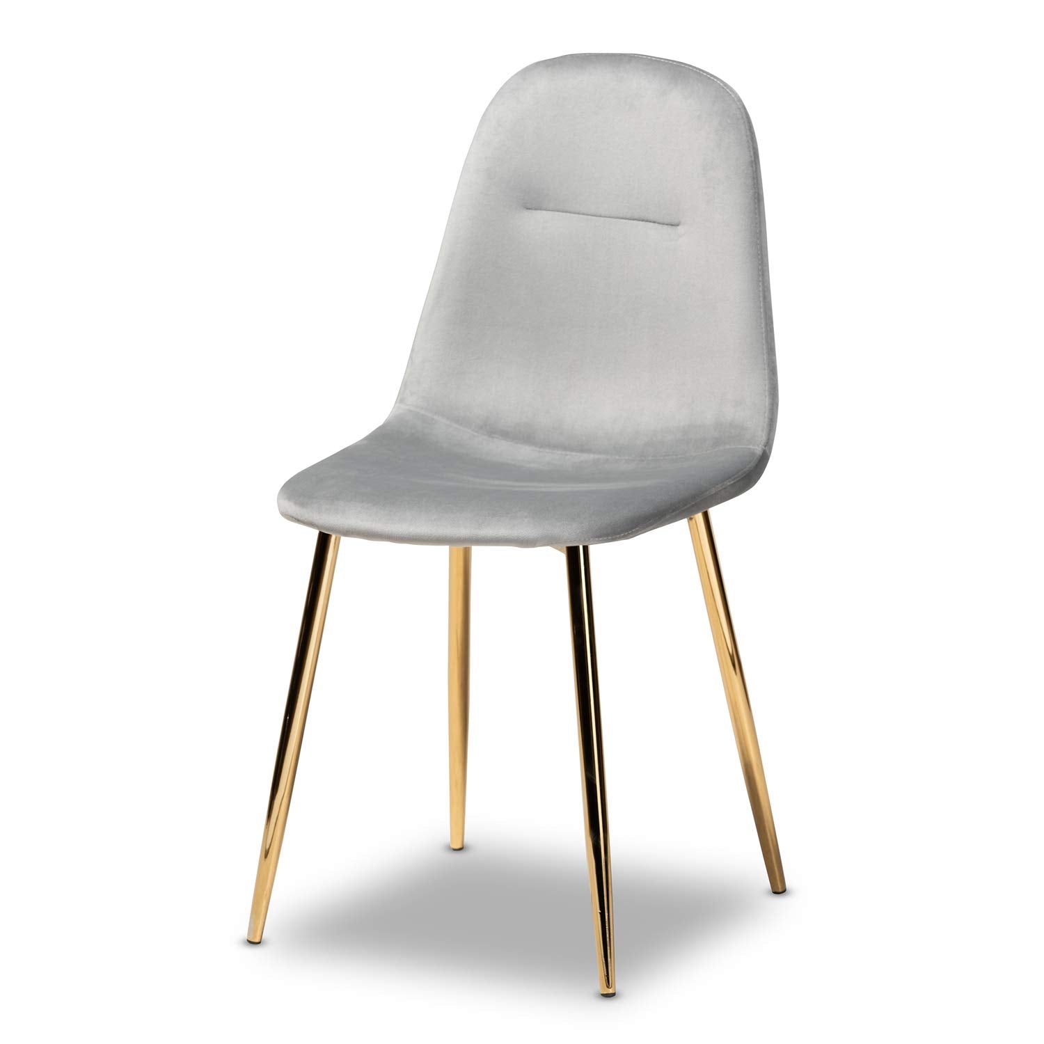 Baxton Studio Elyse 4-Piece Metal Dining Chair Set