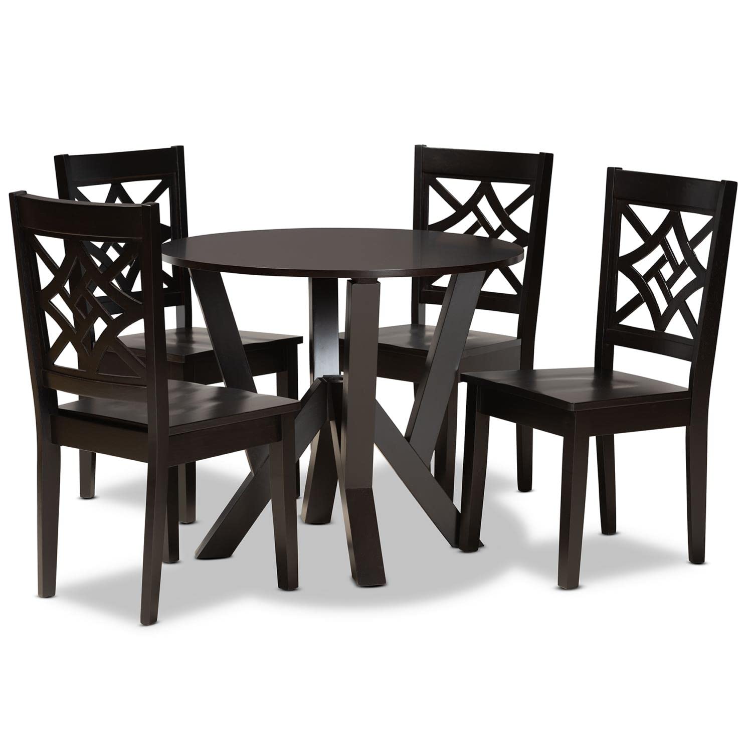 Baxton Studio Miela 5-Piece Dining Set