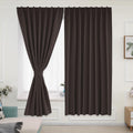 Muamar Blackout Curtains Privacy Curtains 84 Inch Length Window Curtains,Easy Install Thermal Insulated Window Shades, Stick Cur