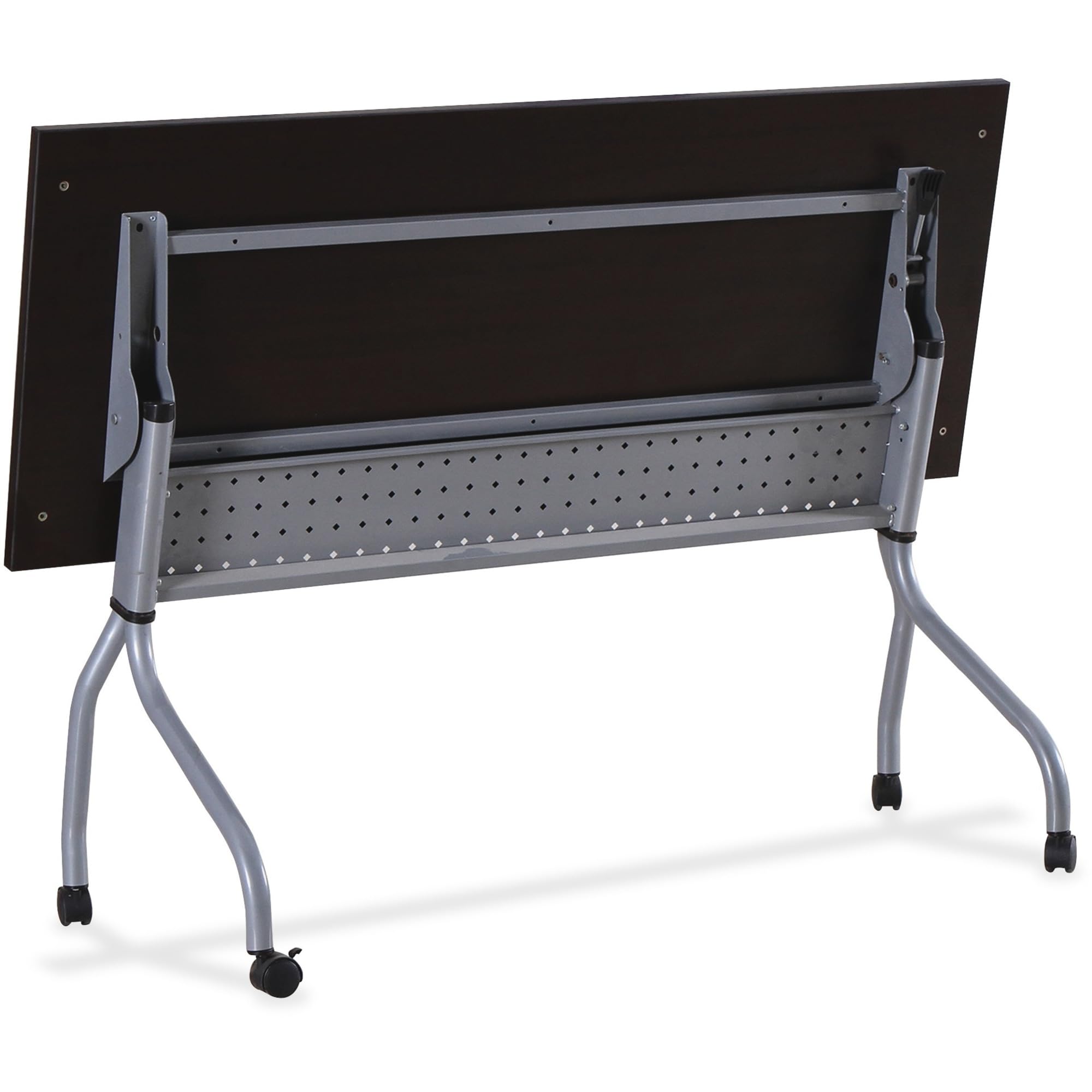 Lorell Llr60730 Espresso/Silver Training Table