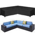 Oslimea Patio V-Shaped Sectional Sofa Cover 85' X 85' Waterproof Outdoor Sectional Furniture Cover Patio Furniture Cover Garden Couch Protector, Lawn Patio Furniture Cover For Deck, Lawn And Backyard