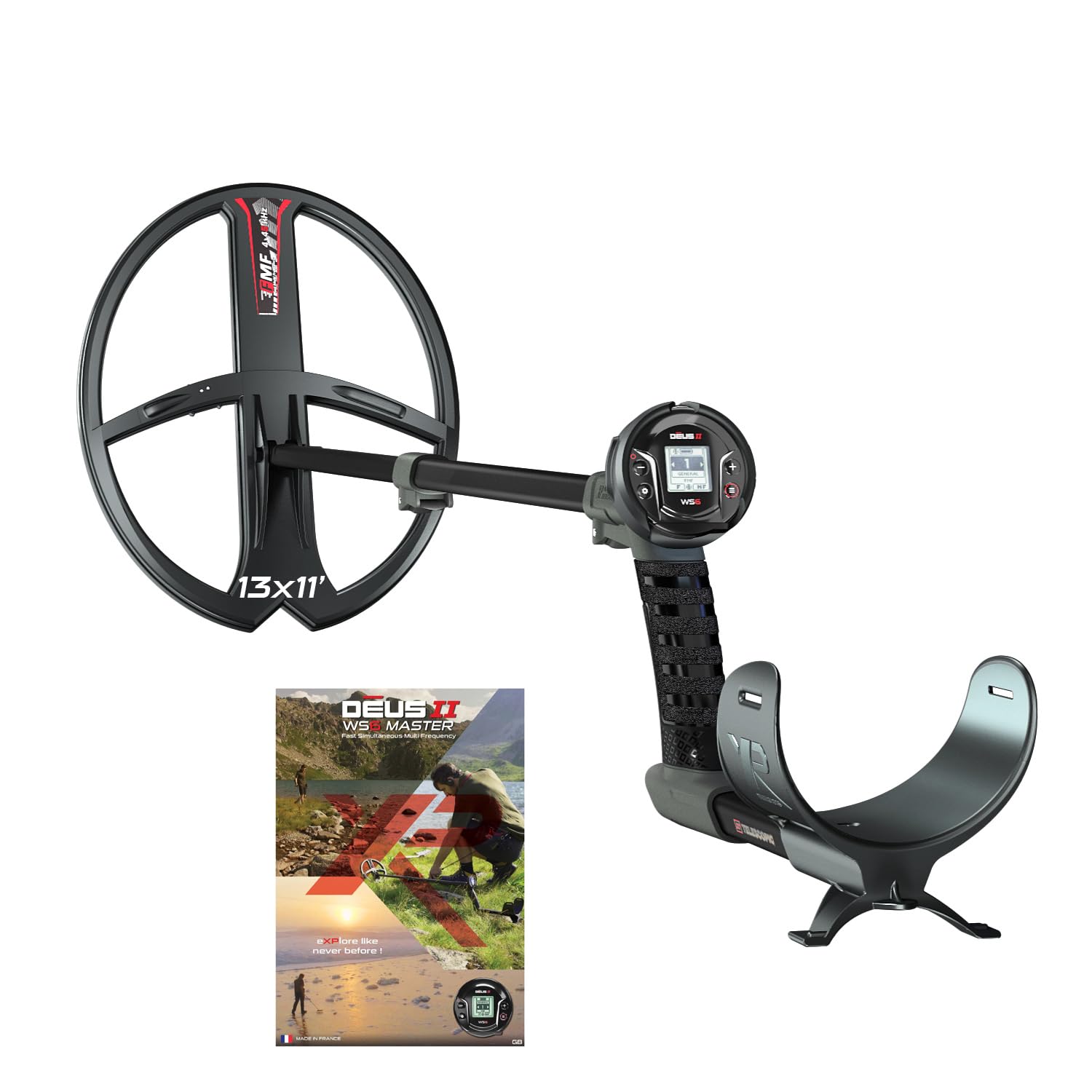 Xp Metal Detectors Deus Ii Ws6 Master - Weatherproof And Multi Frequency, Ideal For Treasure And Relic Hunting, Ws6 Wireless Hea