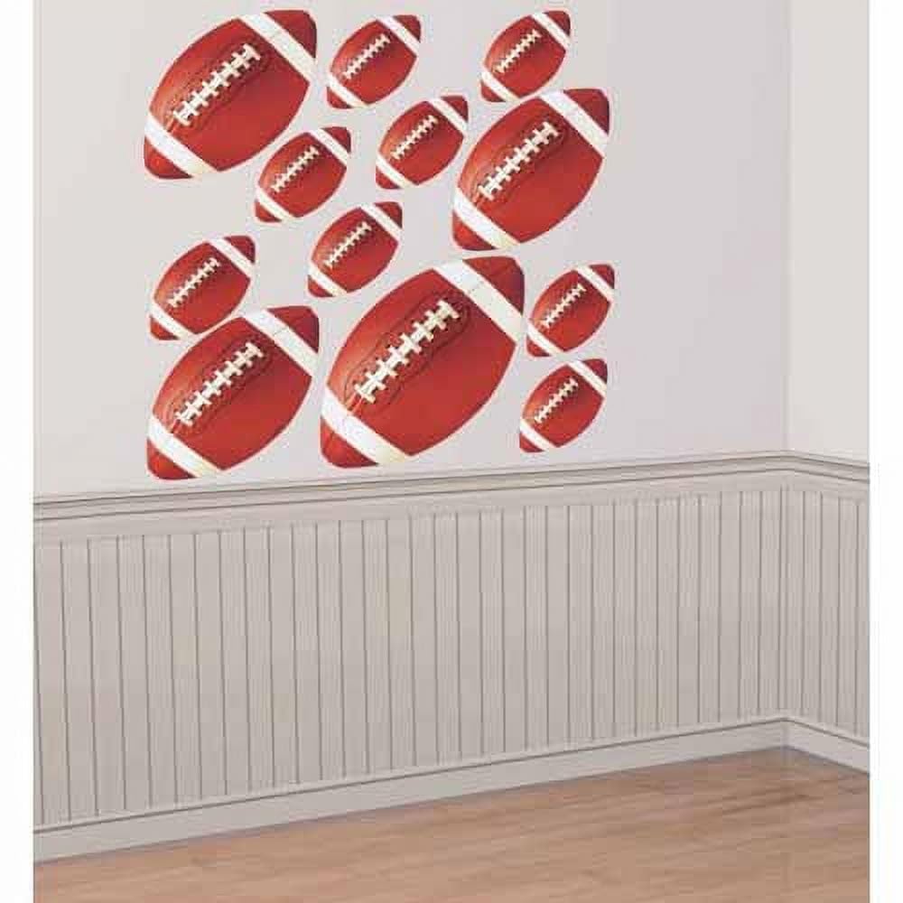 Football Value Pack Assorted Cutouts - 8.5'' x 10.5'' x 13'' - (Pack Of 12) | Perfect For Game Day & Sports-Themed Parties