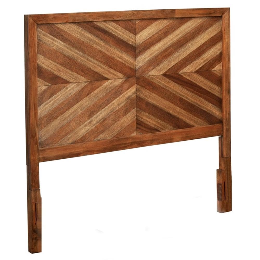 Origins by Alpine Trinidad Standard King Wood Headboard in Toffee (Brown)