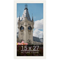 wallsthatspeak 15x27 white Picture Frame for Puzzles Posters Photos or Artwork
