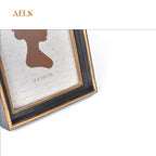 Aels 5X7 Inch Vintage Picture Frame, Elegant Antique Photo Frames With Glass Front, Photo Display, Tabletop Wall Hanging, Gift I