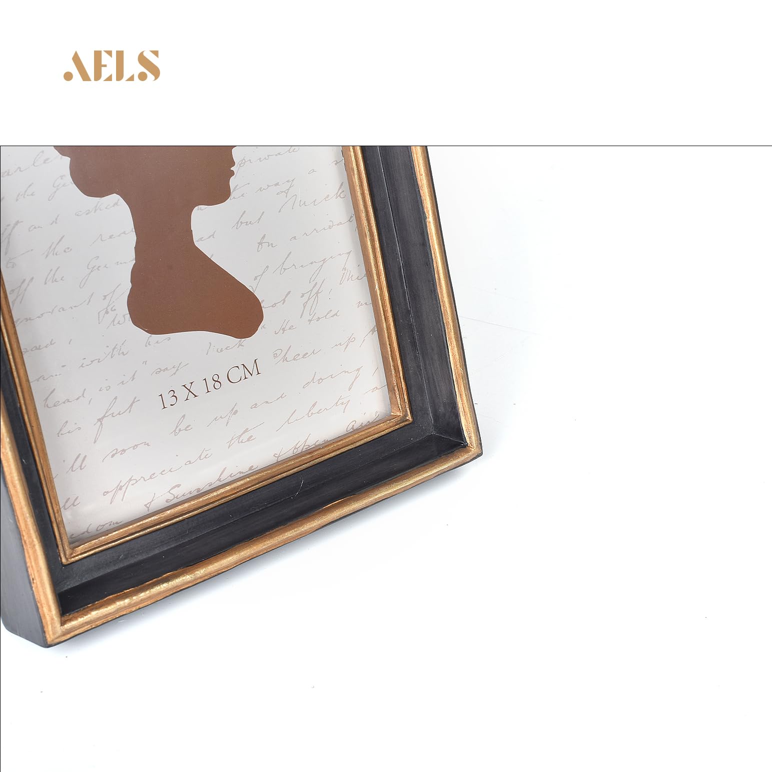Aels 5X7 Inch Vintage Picture Frame, Elegant Antique Photo Frames With Glass Front, Photo Display, Tabletop Wall Hanging, Gift I