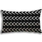 Ycoll Pillow Covers 22X22 Modern Sofa Throw Pillow Cover, Decorative Outdoor Linen Fabric Pillow Case For Couch Bed Car (Black,