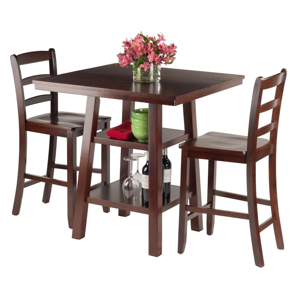 Winsome Orlando Dining, Ladder Back, Walnut