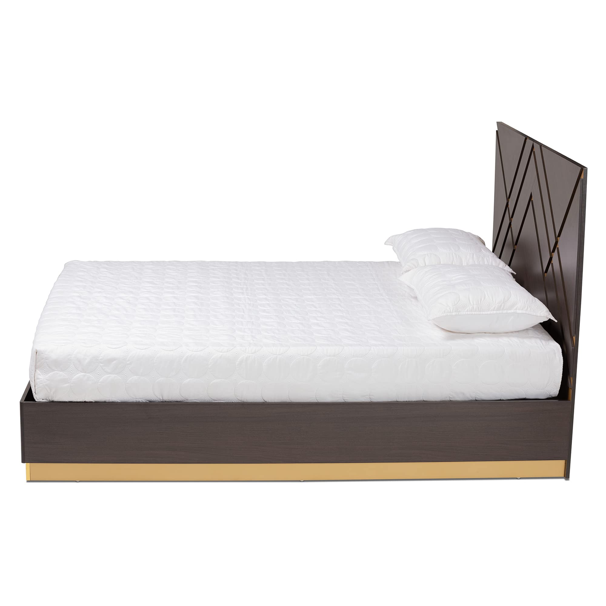 Baxton Studio Arcelia Platform Bed - Thumbnail 3