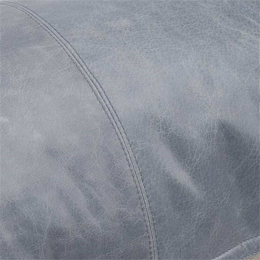 Kosas Home Cheyenne 14X26 Genuine Leather Throw Pillow In Ice Blue