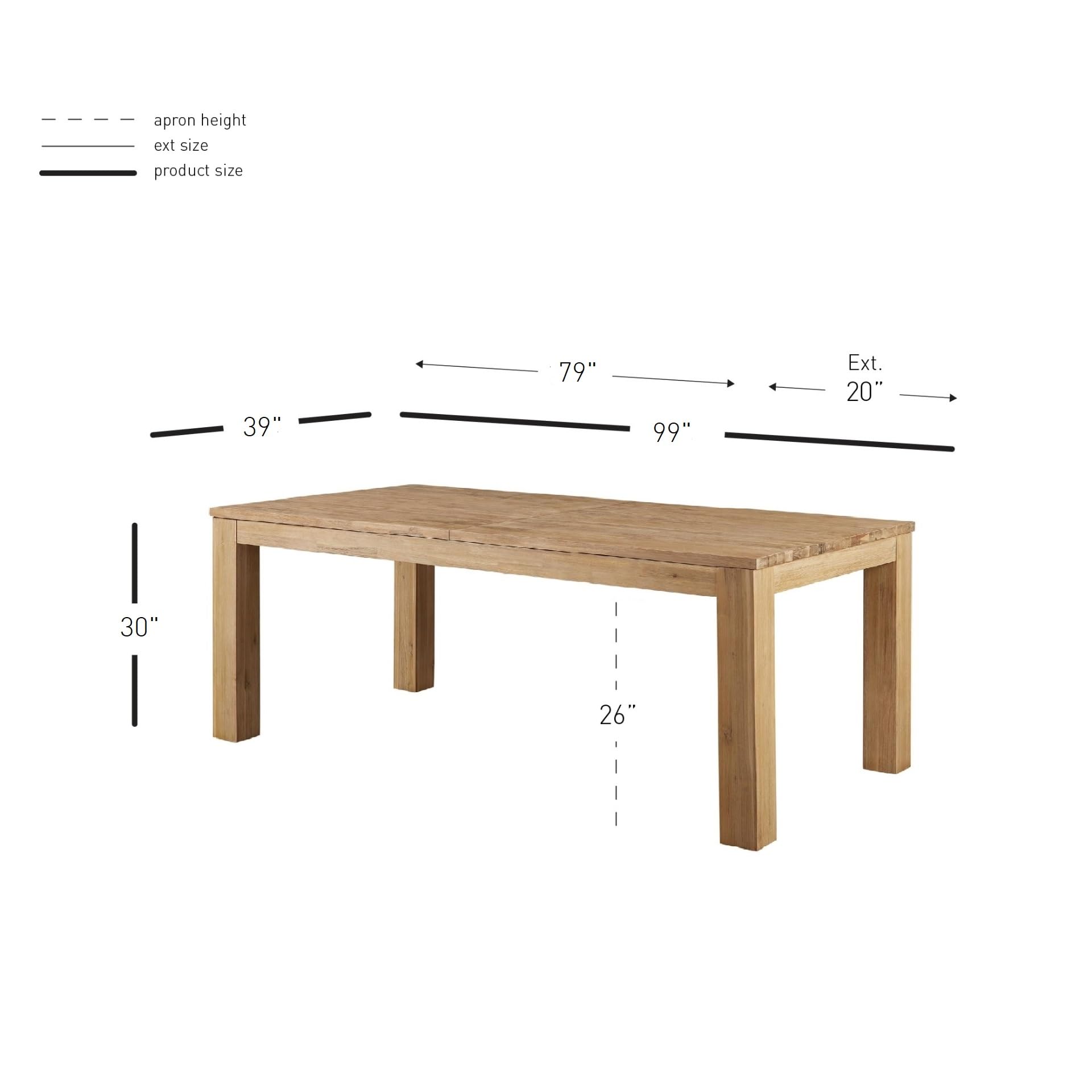 New Pacific Direct Bedford Butterfly Dining Table, Other