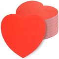 72 Pcs Large Heart Cutouts Red Paper Heart 6 Inch Heart Shape Card Paper Heart Die Cut Valentines Day Heart Decorations For Clas