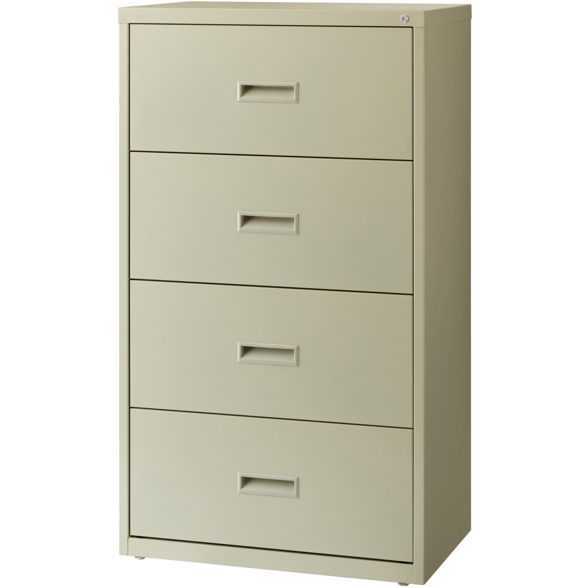 Lorell, Llr60559, Lateral File - 4-Drawer, 1 / Each, Putty
