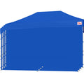 Tradesparker 10x20 Pop up Canopy Sidewall Kit Only, 3 Sidewalls & 1 Doorwall Removable Zipper End Fit for Commercial Instant Ten