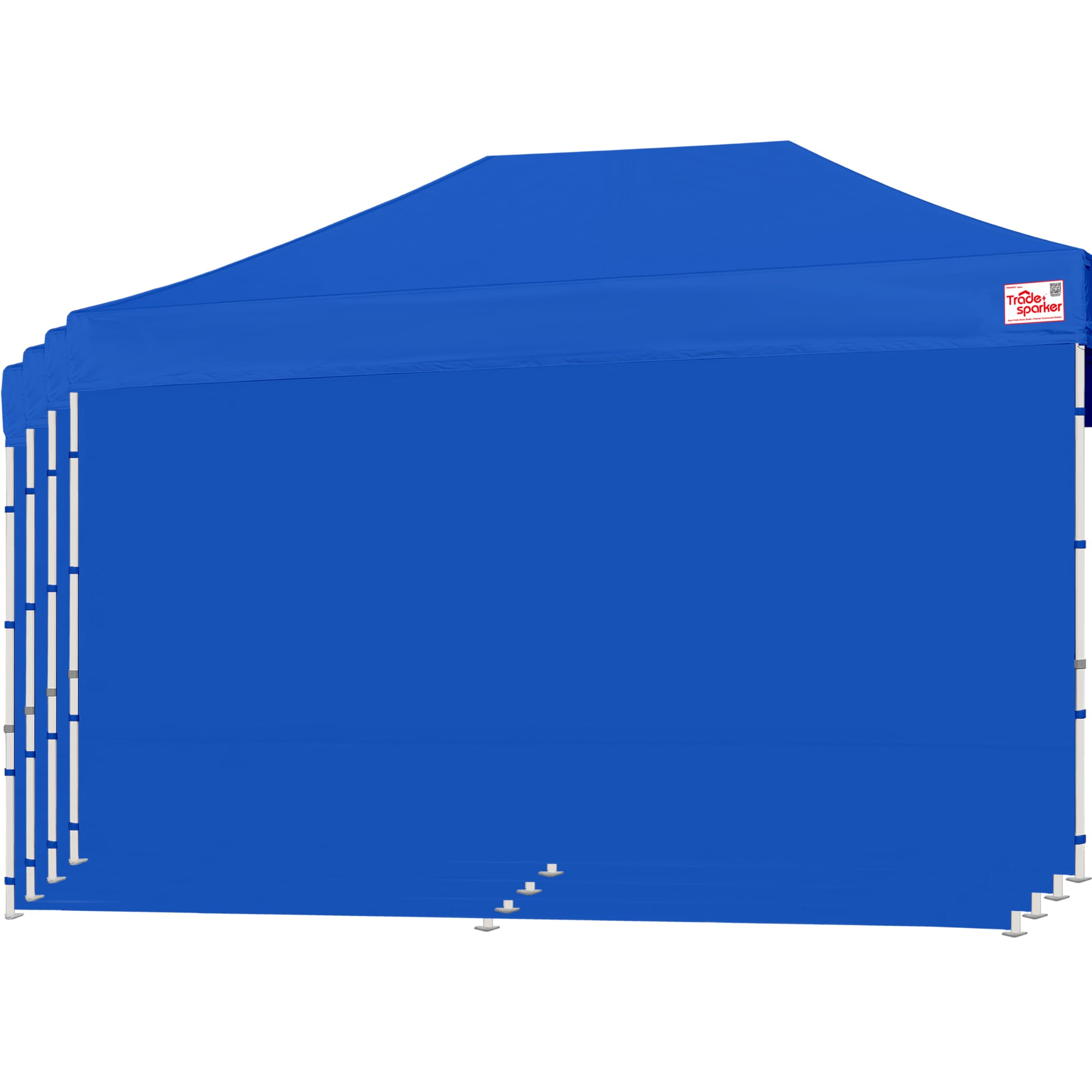 Tradesparker 10x20 Pop up Canopy Sidewall Kit Only, 3 Sidewalls & 1 Doorwall Removable Zipper End Fit for Commercial Instant Ten